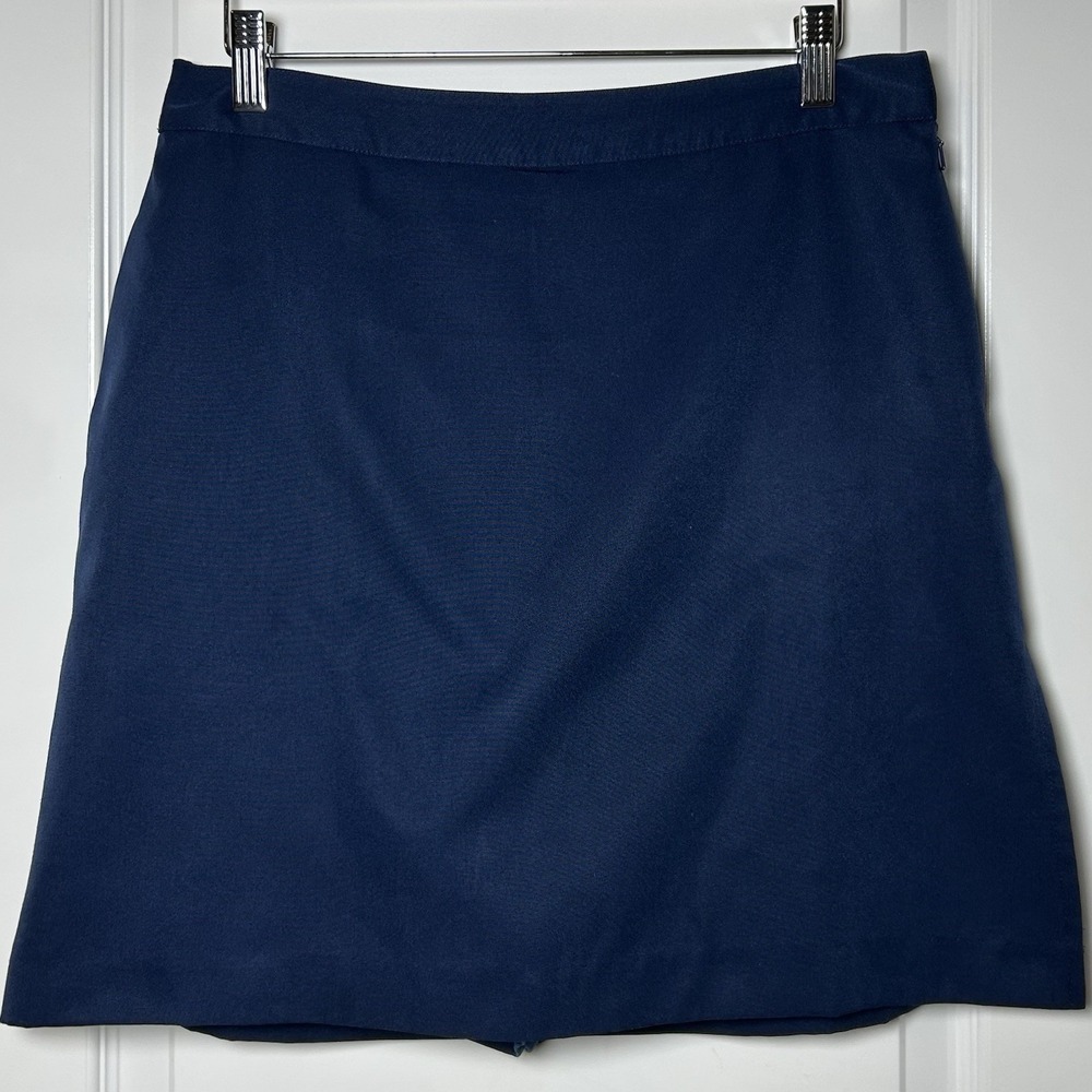 EP Pro Navy Blue A-Line Tailored Golf Skort Old Money‎ Preppy Performance Style